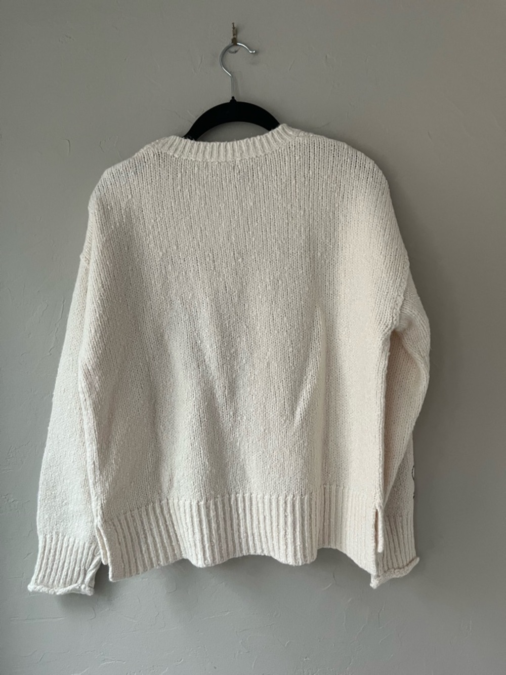 SUNDANCE CHUNKY KNIT HEART SWEATER PM PETITE M - Picture 2 of 3